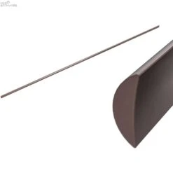 HALF ROUND WATER SEAL RAIL 750MM -HERA Bathware Sales half round water seal rail 750mmbrushed bronzewater sealnero tapware 828710