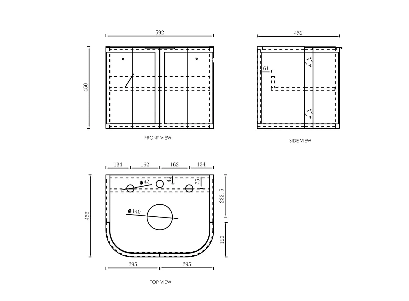 Hampshire 600-1800mm Satin Black Wall Hung Vanity Hampshire 600-1800mm Satin Black Wall Hung Vanity -HERA Bathware Sales hampshire 600 1800mm satin black wall hung vanitycabinet only600mmvanitiesotti 800742