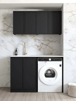 Hampshire Laundry Cabinet Kit | 1305*600*2100mm 4 Hampshire Laundry Cabinet Kit | 1305*600*2100mm -HERA Bathware Sales hampshire laundry cabinet kit 13056002100mmmatte black1305blaundry cabinetotti 243405