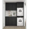 Hampshire Laundry Cabinet With Stone Top And Sink | 1715*600*2100mm 1 Hampshire Laundry Cabinet With Stone Top And Sink | 1715*600*2100mm -HERA Bathware Sales hampshire laundry cabinet with stone top and sink 17156002100mm1715cmatte blacklaundry cabinetotti 616643