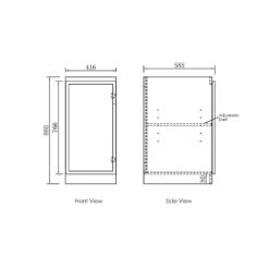 Hampshire Laundry Satin White/Black Base Cabinet 400/600mm 4 Hampshire Laundry Satin White/Black Base Cabinet 400/600mm -HERA Bathware Sales hampshire laundry satin whiteblack base cabinet 400600mm400mmmatte blacklaundry cabinetotti 623153