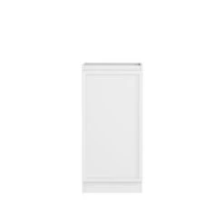 Hampshire Laundry Satin White/Black Base Cabinet 400/600mm