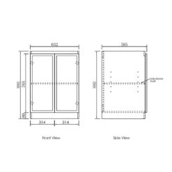 Hampshire Laundry Satin White/Black Base Cabinet 400/600mm 7 Hampshire Laundry Satin White/Black Base Cabinet 400/600mm -HERA Bathware Sales hampshire laundry satin whiteblack base cabinet 400600mm600mmmatte blacklaundry cabinetotti 656304