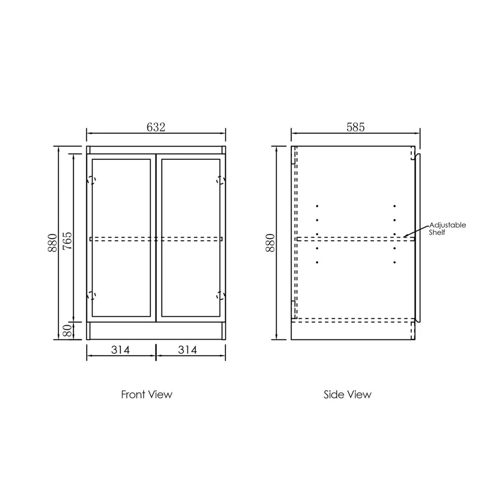 Hampshire Laundry Satin White/Black Base Cabinet 400/600mm Hampshire Laundry Satin White/Black Base Cabinet 400/600mm -HERA Bathware Sales hampshire laundry satin whiteblack base cabinet 400600mm600mmmatte blacklaundry cabinetotti 656304