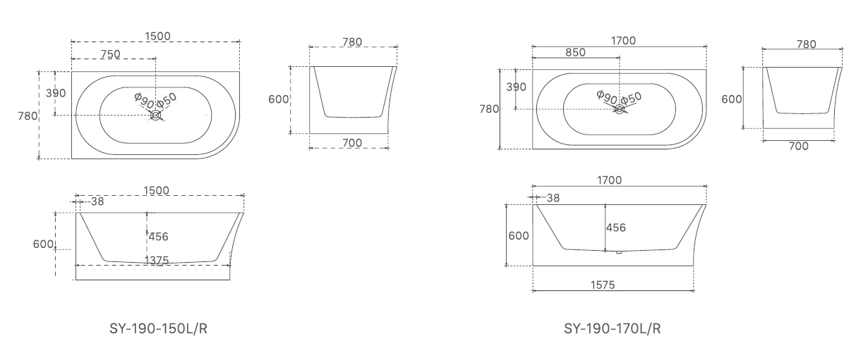 Harper Corner Back to Wall Bathtub 1500/1700mm Harper Corner Back To Wall Bathtub 1500/1700mm -HERA Bathware Sales harper corner back to wall bathtub 15001700mm1500mmleft cornerbathtubsunny group 726117