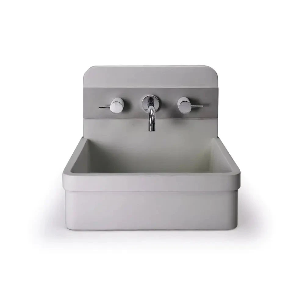 HERBERT BASIN - TWO TONE - WALL HUNG HERBERT BASIN - TWO TONE - WALL HUNG -HERA Bathware Sales herbert basin two tone wall hungsky greynood co 699314