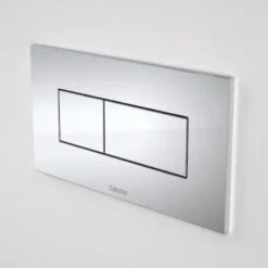 Invisi Series II® Rectangle Dual Flush Plate & Buttons (Metal) | Caroma