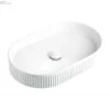 Kensington Oval Fluted Above Counter Basin 560 X 350 X 120mm 2 Kensington Oval Fluted Above Counter Basin 560 X 350 X 120mm -HERA Bathware Sales kensington oval fluted above counter basin 560 x 350 x 120mmgloss whitebasinotti 600469