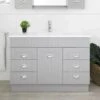 Kiama 1200mm Bathroom Wall Hung Vanity | Drawer Version -HERA Bathware Sales kiama 1200mm bathroom wall hung vanity drawer versioncenter bowlnova acrylic top no tap holevanitiesmarquis 676600