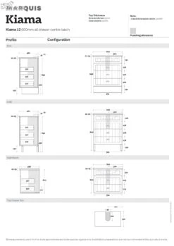 Kiama 600mm Bathroom Vanity | Drawer Version 4 Kiama 600mm Bathroom Vanity | Drawer Version -HERA Bathware Sales kiama 600mm bathroom vanity drawer versionnova acrylic top no tap holevanitiesmarquis 586068