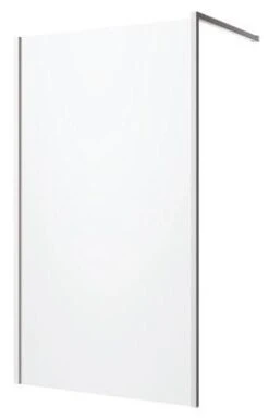 Kubix Shower Walk-in Panel | Oceano -HERA Bathware Sales kubix shower walk in panel oceanochrome900mm 823 843shower screenoceano 692871