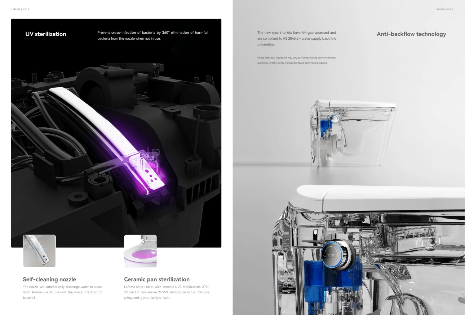 Lafeme AutoLux Inwall Cistern Floor Pan Rimless Smart Toilet ST23 Lafeme AutoLux Inwall Cistern Floor Pan Rimless Smart Toilet ST23 -HERA Bathware Sales lafeme autolux inwall cistern floor pan rimless smart toilet st23matte blacktoiletlafeme 614393