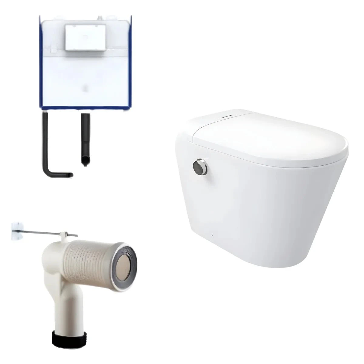 Lafeme AutoLux Inwall Cistern Floor Pan Rimless Smart Toilet ST23 Lafeme AutoLux Inwall Cistern Floor Pan Rimless Smart Toilet ST23 -HERA Bathware Sales lafeme autolux inwall cistern floor pan rimless smart toilet st23matte blacktoiletlafeme 981058