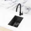 Lavello Bar Sink - Single Bowl 382 X 272mm -HERA Bathware Sales lavello bar sink single bowl 382 x 272mmbrushed nickelkitchen sinkmeir 298758