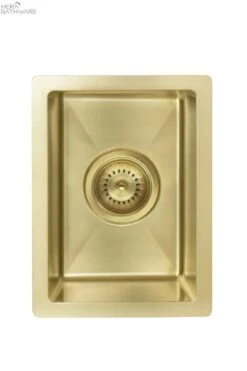 Lavello Bar Sink - Single Bowl 382 X 272mm -HERA Bathware Sales lavello bar sink single bowl 382 x 272mmbrushed nickelkitchen sinkmeir 481191