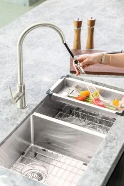 Lavello Kitchen Sink Colander -HERA Bathware Sales lavello kitchen sink colanderbrushed nickelkitchen sinkmeir 889767