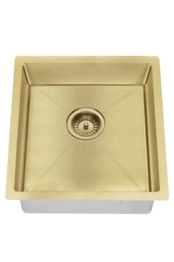 Lavello Kitchen Sink - Single Bowl 450 X 450mm -HERA Bathware Sales lavello kitchen sink single bowl 450 x 450mmbrushed nickelkitchen sinkmeir 468197