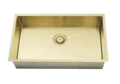 Lavello Kitchen Sink - Single Bowl 760 X 440mm -HERA Bathware Sales lavello kitchen sink single bowl 760 x 440mmbrushed nickelkitchen sinkmeir 564716