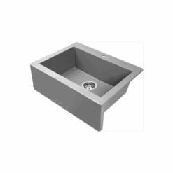 Laveo 580mm Granite Stone Sink Single Bowl -HERA Bathware Sales laveo 580mm granite stone sink single bowlgreykitchen sinkaquaperla 271531