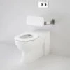 LEDA Care Invisi Serise II® Wall Faced Toilet Suite With Backrest, Carevelle Single Flap Seat (GERMGARD®) 2 LEDA Care Invisi Serise II® Wall Faced Toilet Suite With Backrest, Carevelle Single Flap Seat (GERMGARD®) -HERA Bathware Sales leda care invisi serise ii wall faced toilet suite with backrest carevelle single flap seat germgardsingle flap seat whitegloss whitetoiletcaroma 717348
