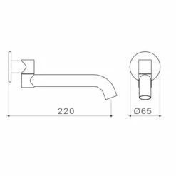 LIANO II 220mm Bath Swivel Spout Outlet - Round | CAROMA 12 LIANO II 220mm Bath Swivel Spout Outlet - Round | CAROMA -HERA Bathware Sales liano ii 220mm bath swivel spout outlet round caromabrushed nickelbath spoutcaroma 334824