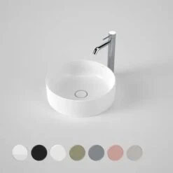 LIANO II 400mm Round Above Counter Basin | CAROMA 6 LIANO II 400mm Round Above Counter Basin | CAROMA -HERA Bathware Sales liano ii 400mm round above counter basin caromagloss whiteabove counter basincaroma 965742