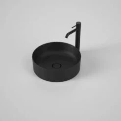 LIANO II 400mm Round Above Counter Basin | CAROMA 7 LIANO II 400mm Round Above Counter Basin | CAROMA -HERA Bathware Sales liano ii 400mm round above counter basin caromamatte blackabove counter basincaroma 470403