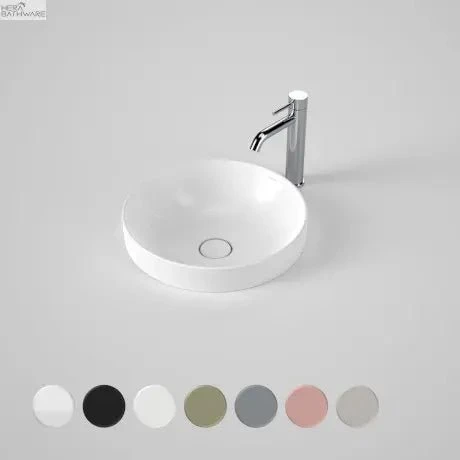 LIANO II 400mm Round Semi-Insert Basin | CAROMA LIANO II 400mm Round Semi-Insert Basin | CAROMA -HERA Bathware Sales liano ii 400mm round semi insert basin caromagloss whitebasincaroma 418663