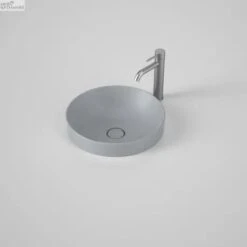 LIANO II 400mm Round Semi-Insert Basin | CAROMA 4 LIANO II 400mm Round Semi-Insert Basin | CAROMA -HERA Bathware Sales liano ii 400mm round semi insert basin caromamatte greybasincaroma 201011