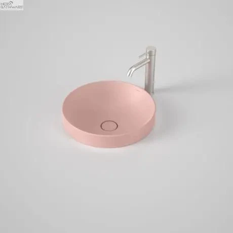 LIANO II 400mm Round Semi-Insert Basin | CAROMA LIANO II 400mm Round Semi-Insert Basin | CAROMA -HERA Bathware Sales liano ii 400mm round semi insert basin caromamatte pinkbasincaroma 689773