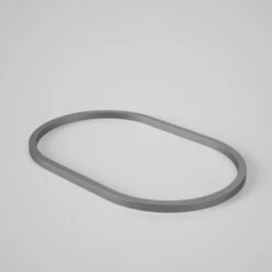 LIANO II 530mm PILL Basin Dress Ring | CAROMA -HERA Bathware Sales liano ii 530mm pill basin dress ring caromabrushed gunmetalabove counter basincaroma 402011