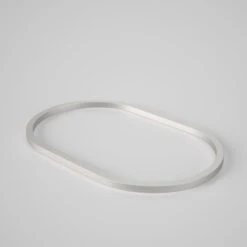 LIANO II 530mm PILL Basin Dress Ring | CAROMA -HERA Bathware Sales liano ii 530mm pill basin dress ring caromabrushed nickelabove counter basincaroma 536101