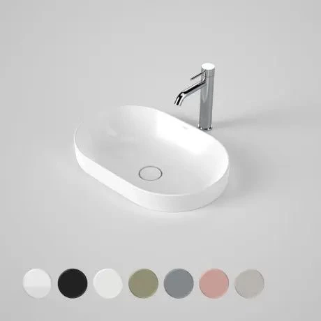 LIANO II 530mm PILL Semi-Insert Basin | CAROMA LIANO II 530mm PILL Semi-Insert Basin | CAROMA -HERA Bathware Sales liano ii 530mm pill semi insert basin caromagloss whitebasincaroma 524998