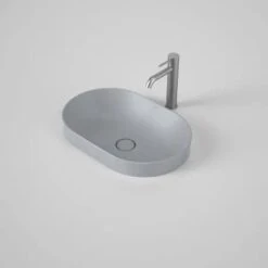LIANO II 530mm PILL Semi-Insert Basin | CAROMA 7 LIANO II 530mm PILL Semi-Insert Basin | CAROMA -HERA Bathware Sales liano ii 530mm pill semi insert basin caromamatte greybasincaroma 856275