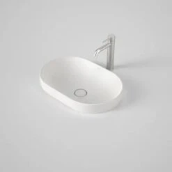 LIANO II 530mm PILL Semi-Insert Basin | CAROMA 4 LIANO II 530mm PILL Semi-Insert Basin | CAROMA -HERA Bathware Sales liano ii 530mm pill semi insert basin caromamatte whitebasincaroma 980509