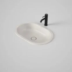 LIANO II 580mm PILL Under/Over Counter Basin | CAROMA -HERA Bathware Sales liano ii 580mm pill underover counter basin caromamatte speckledbasincaroma 384039