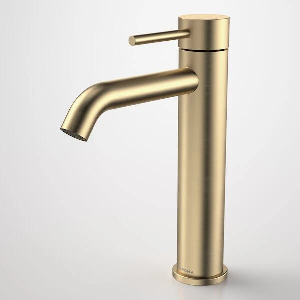 LIANO II Mid Tower Basin Mixer | CAROMA LIANO II Mid Tower Basin Mixer | CAROMA -HERA Bathware Sales liano ii mid tower basin mixer caromabrushed brass lftall basin mixercaroma 409803