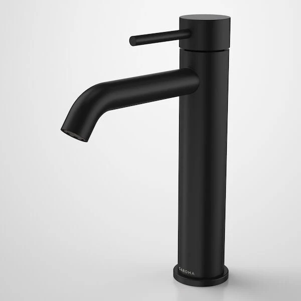 LIANO II Mid Tower Basin Mixer | CAROMA LIANO II Mid Tower Basin Mixer | CAROMA -HERA Bathware Sales liano ii mid tower basin mixer caromamatte black lftall basin mixercaroma 381511