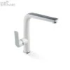 Liberty Sink Mixer - Chrome & White -HERA Bathware Sales liberty sink mixer chrome whitegloss whitebasin mixerlinkware 432857