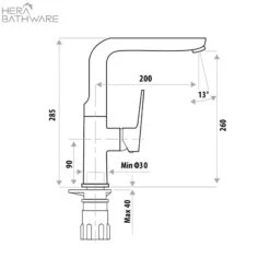 Liberty Sink Mixer - Chrome 4 Liberty Sink Mixer - Chrome -HERA Bathware Sales liberty sink mixer chromechromebasin mixerlinkware 969895