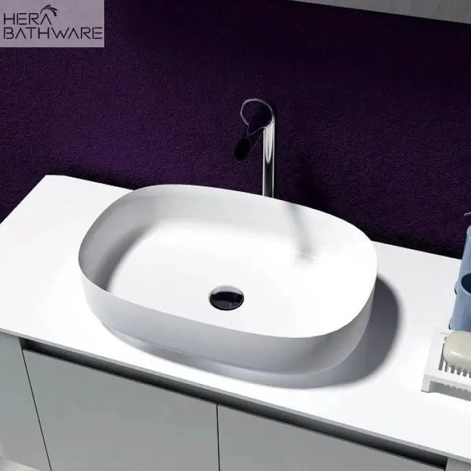 Lila - Soild Surface Basin Lila - Soild Surface Basin -HERA Bathware Sales lila soild surface basingloss whitebasinsunny group 206143