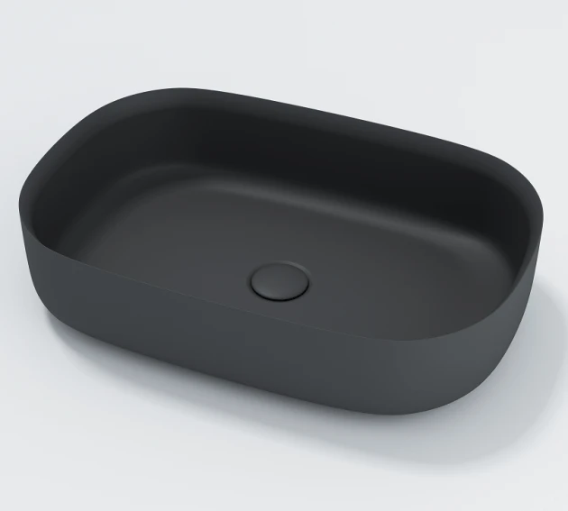 Lila - Soild Surface Basin Lila - Soild Surface Basin -HERA Bathware Sales lila soild surface basinmatte blackbasinsunny group 346107