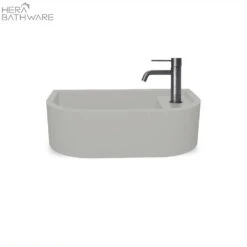 Loop 01 Basin - Overflow - Wall Hung Ivory