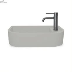 Loop 02 Basin - Overflow - Wall Hung Ivory