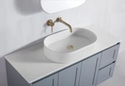 Lori Wall Hung Vanity Single Bowl - 1200mm -HERA Bathware Sales lori wall hung vanity single bowl 1200mmmatte greyvanitiessunny group 925557