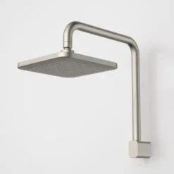LUNA FIXED OVERHEAD SHOWER -HERA Bathware Sales luna fixed overhead showerbrushed nickelshower headcaroma 635561