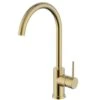 LUNA Kitchen Mixer - Brushed Gold 1 LUNA Kitchen Mixer - Brushed Gold -HERA Bathware Sales luna kitchen mixer brushed goldbrushed goldkitchen mixerbella vista 448891