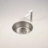 LUNA ROUND BOWL UNDERMOUNT AND OVERMOUNT -HERA Bathware Sales luna round bowl undermount and overmountkitchen sinkcaroma 888290