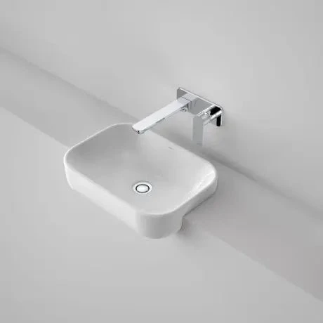 LUNA Semi Recessed Basin (Without Tap Landing) LUNA Semi Recessed Basin (Without Tap Landing) -HERA Bathware Sales luna semi recessed basin without tap landinggloss whitebasincaroma 296726