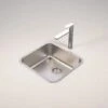 LUNA SINGLE BOWL OVERMOUNT AND UNDERMOUNT -HERA Bathware Sales luna single bowl overmount and undermountkitchen sinkcaroma 175250